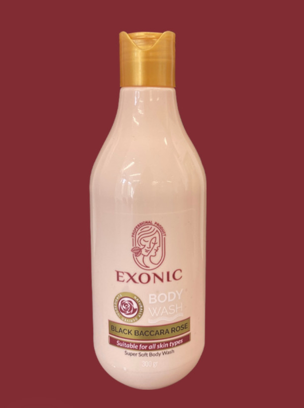 شامپو بدن عصاره رز بلک باکارا ۳۰۰ میل EXONIC