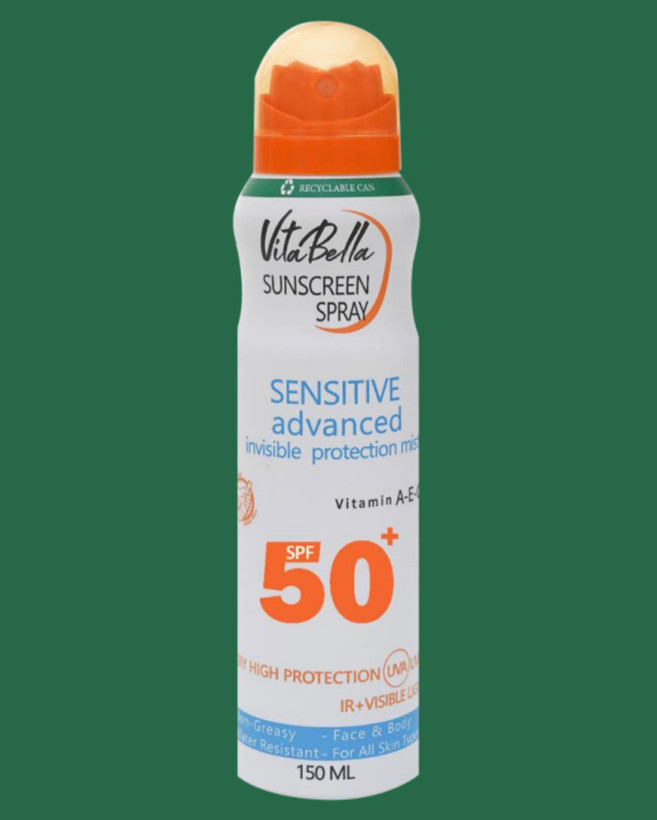 اسپری ضد آفتاب SPF ۵۰ ویتابلا